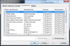 Настройка Windows 7: Настройка автозагрузки из вкладки «автозагрузка» утилиты msсonfig